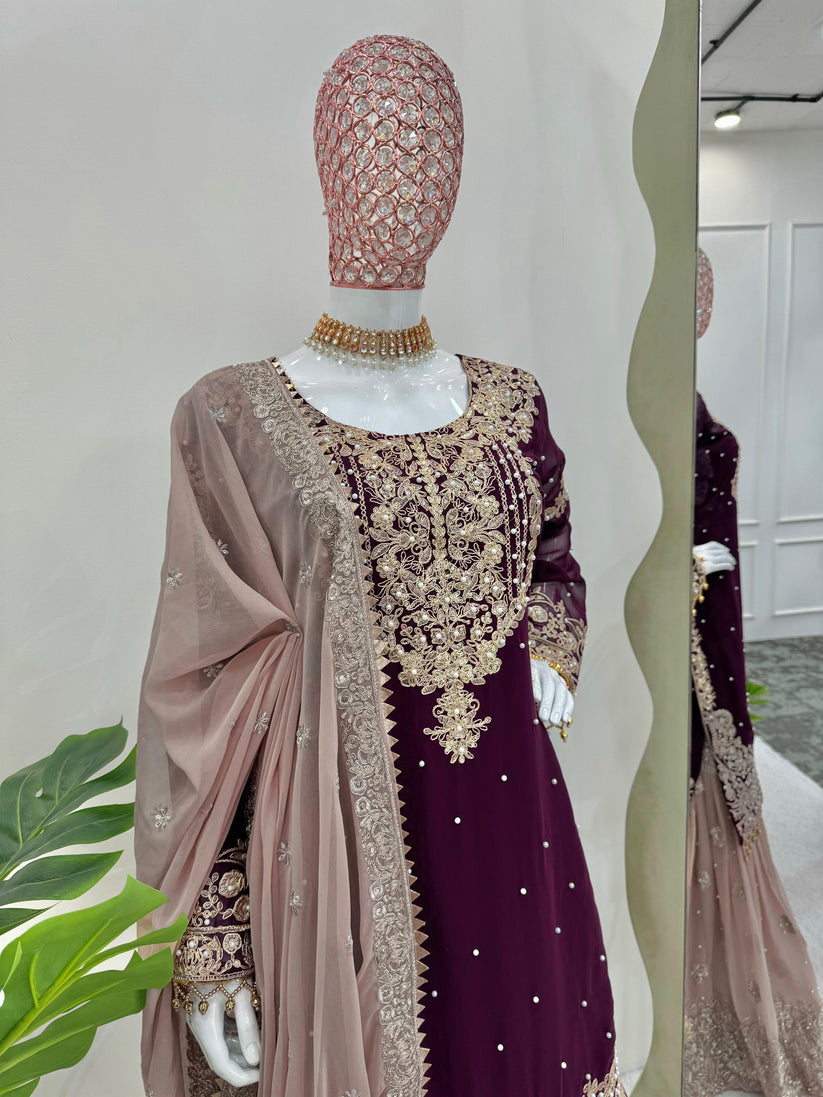 Wedding Special Designer Sharara Suit Set