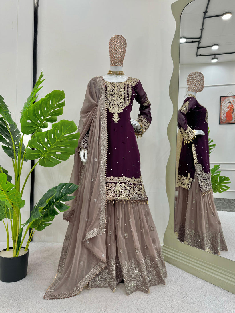 Wedding Special Designer Sharara Suit Set