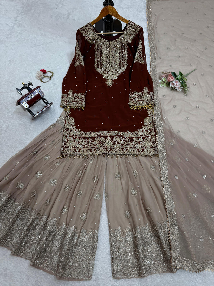 Wedding Special Designer Sharara Suit Set