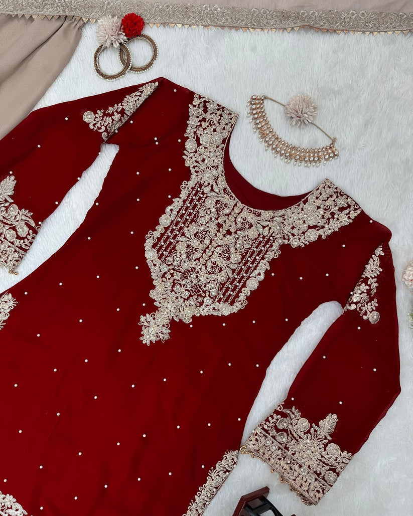 Wedding Special Designer Sharara Suit Set