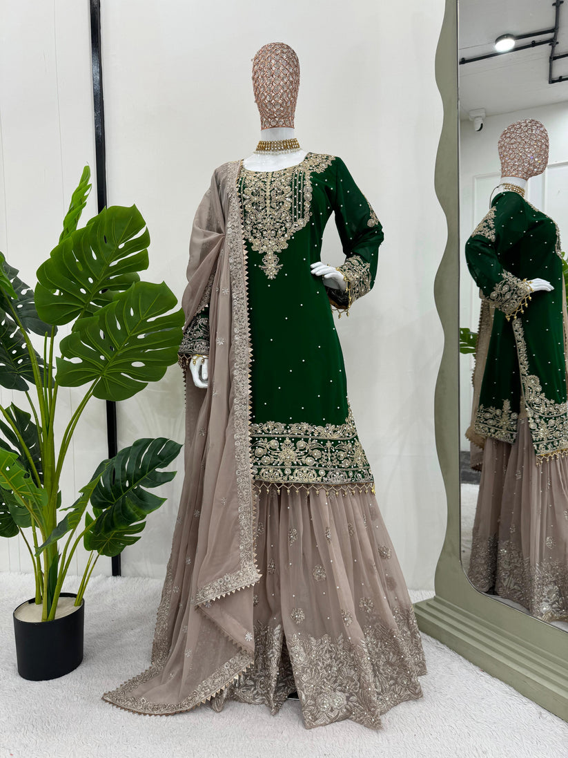 Wedding Special Designer Sharara Suit Set