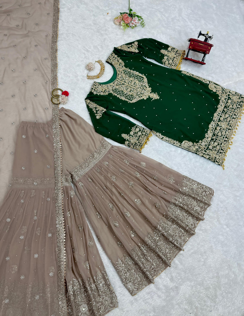 Wedding Special Designer Sharara Suit Set