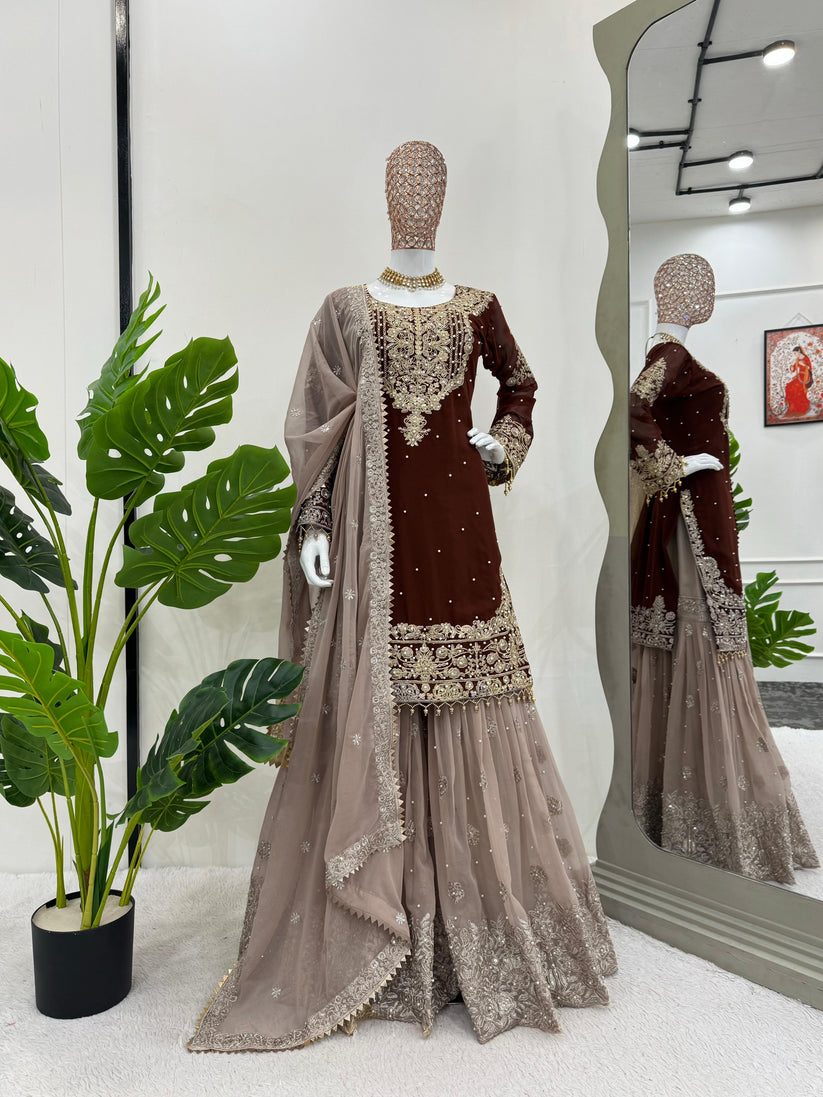 Wedding Special Designer Sharara Suit Set