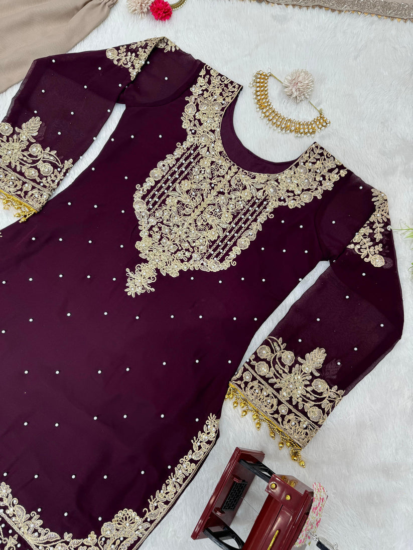 Wedding Special Designer Sharara Suit Set