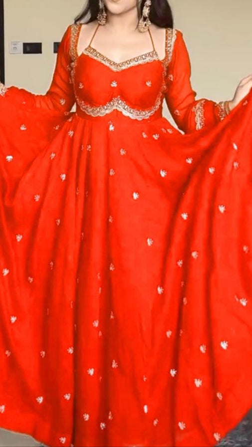 Designer Wedding Special Anarkali Suit Set
