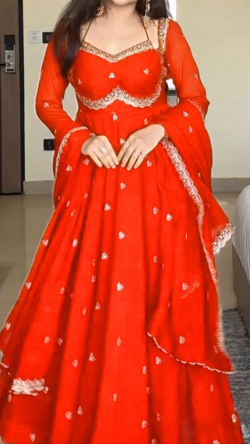 Designer Wedding Special Anarkali Suit Set