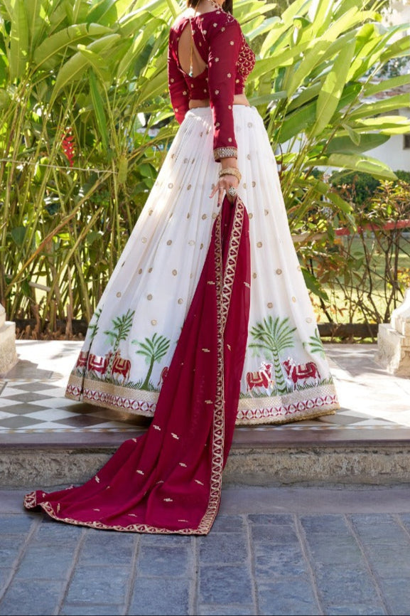 Beautiful Sequence & Embroidery Work Lehenga Choli