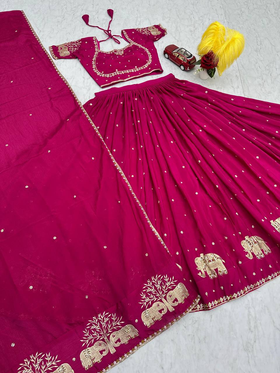 Wedding Special Fully Stitched Lehenga Choli