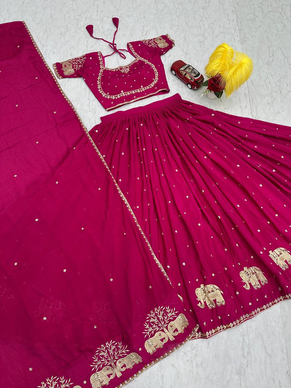 Wedding Special Fully Stitched Lehenga Choli