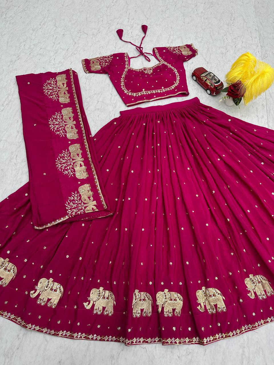 Wedding Special Fully Stitched Lehenga Choli