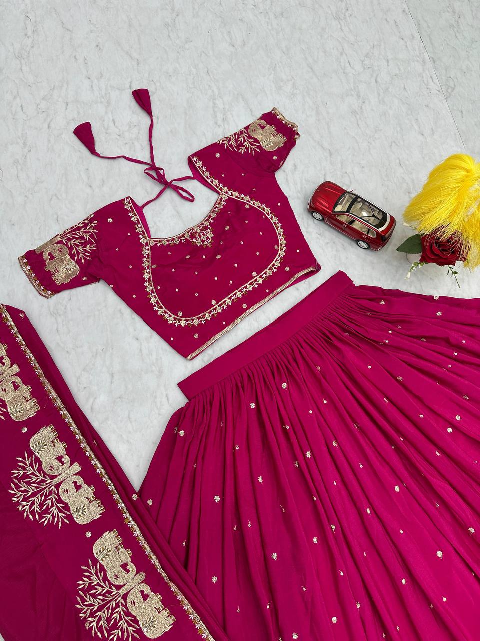 Wedding Special Fully Stitched Lehenga Choli