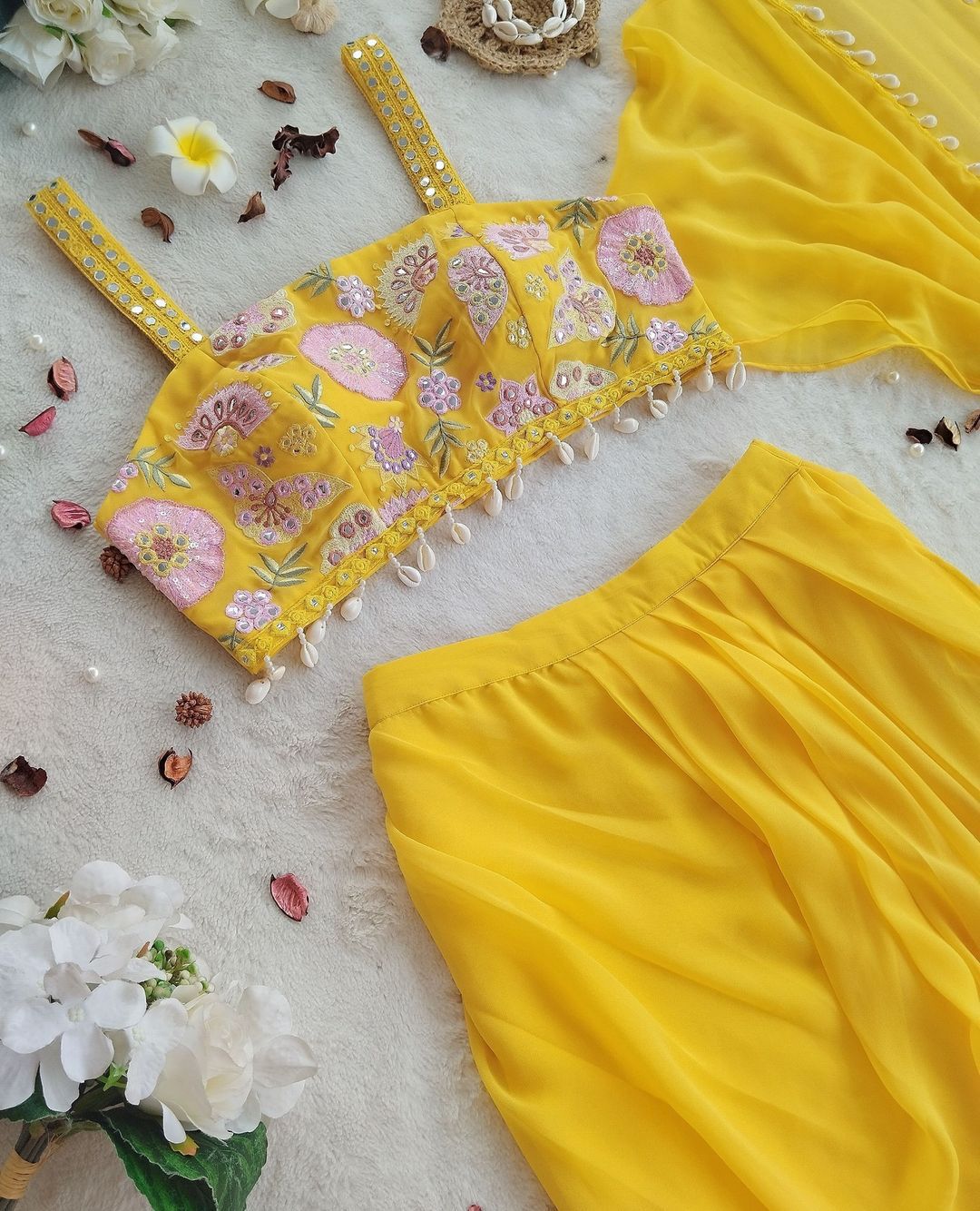 Indo-western Haldi Special Dress