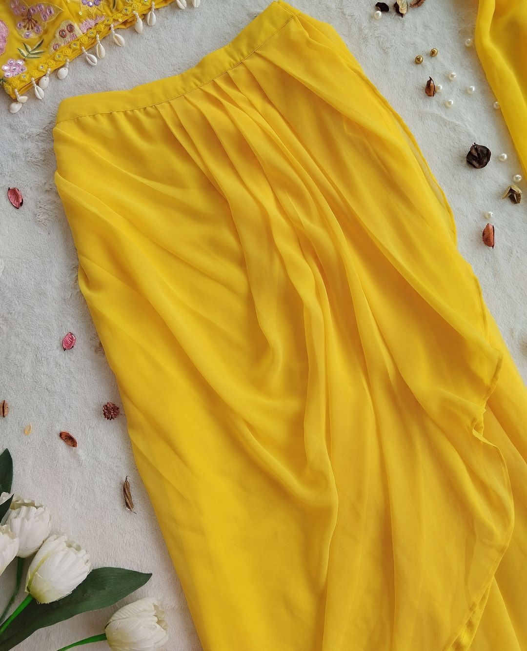 Indo-western Haldi Special Dress