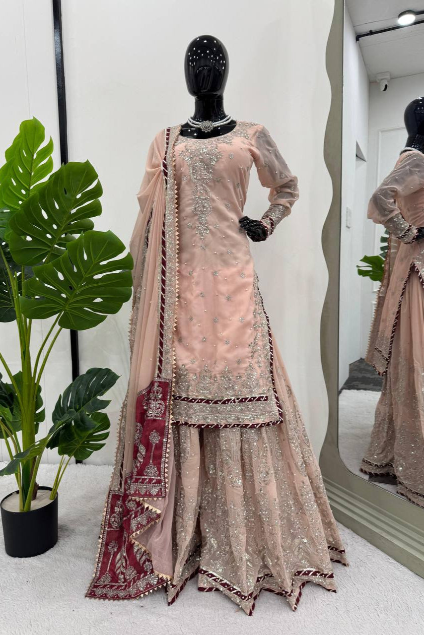 Fancy Heavy Sharara Suit