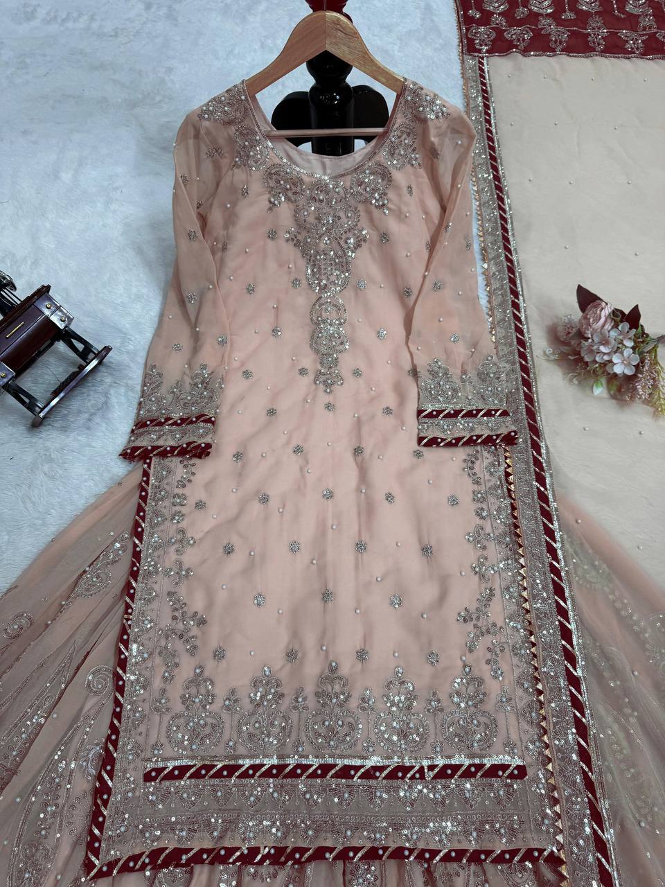 Fancy Heavy Sharara Suit