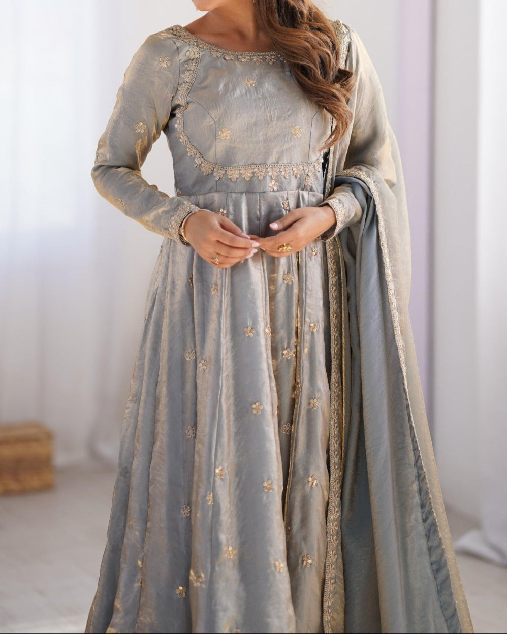 New Coding With Sequence Work Anarkali Suit Set