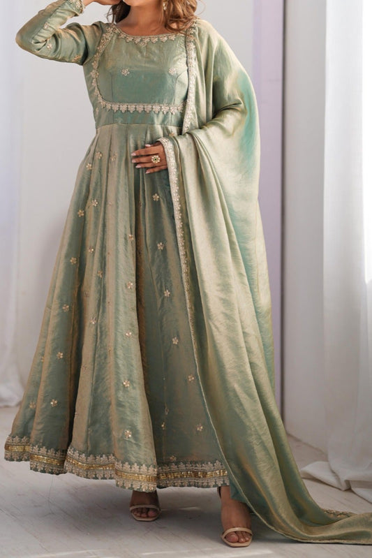 New Coding With Sequence Work Anarkali Suit Set