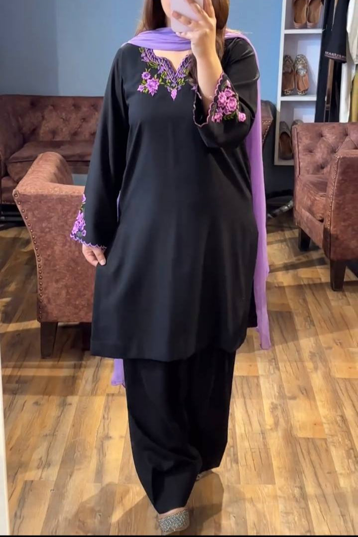 Farshi Palazzo Readymade Fully Stitched Suit Set