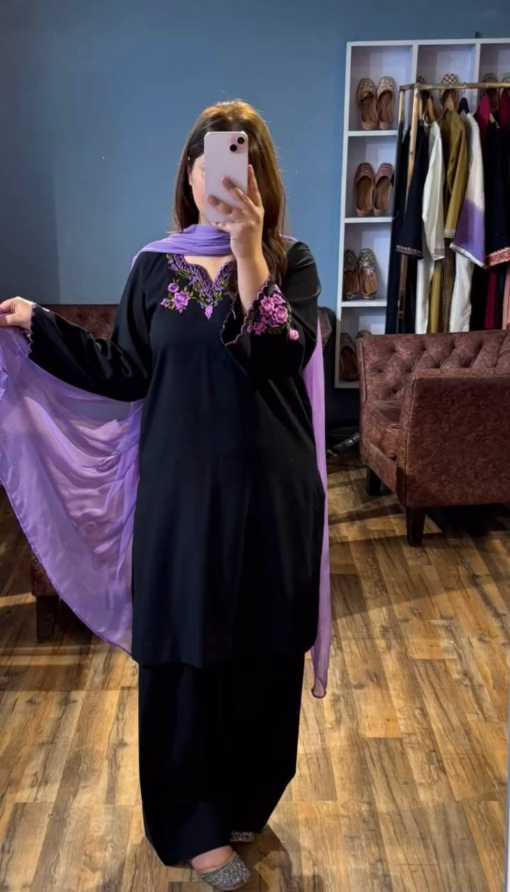 Farshi Palazzo Readymade Fully Stitched Suit Set