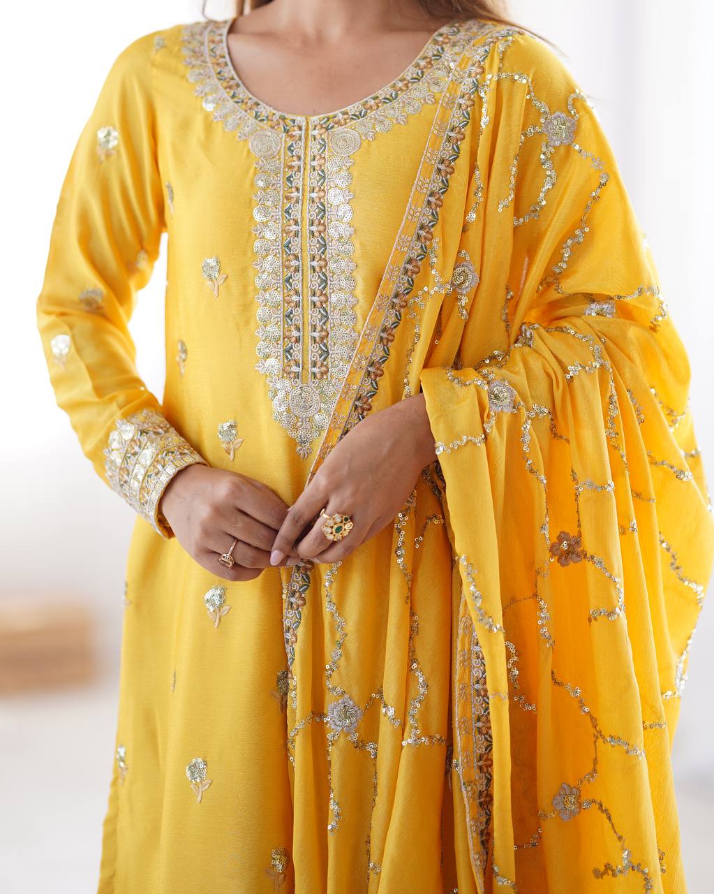 Thread & Sequence Work Suit Set