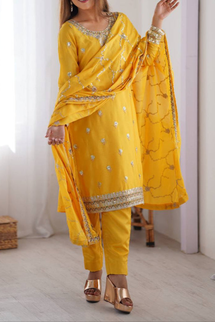 Thread & Sequence Work Suit Set