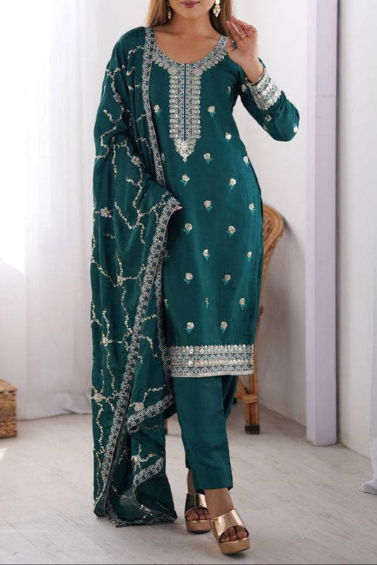 Thread & Sequence Work Suit Set