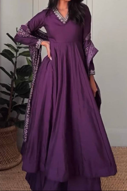 Wedding Special Dori & Sequence Work Anarkali Suit Set
