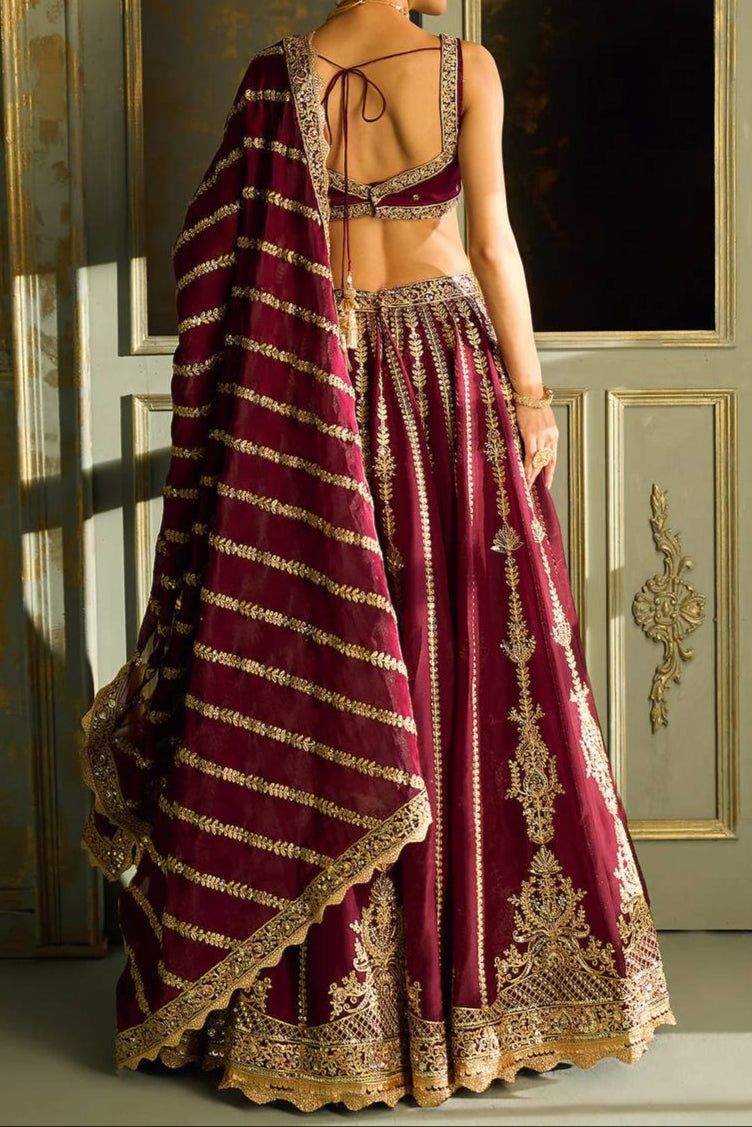 Karwa Chauth Special Sequins &amp; Dori work Lehenga Choli & Dupatta