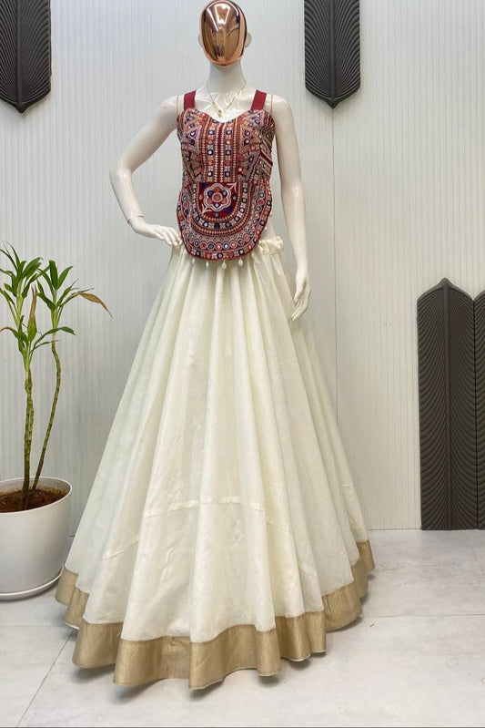 Navaratri Season Our Exclusive Full Stitched Lehenga Choli