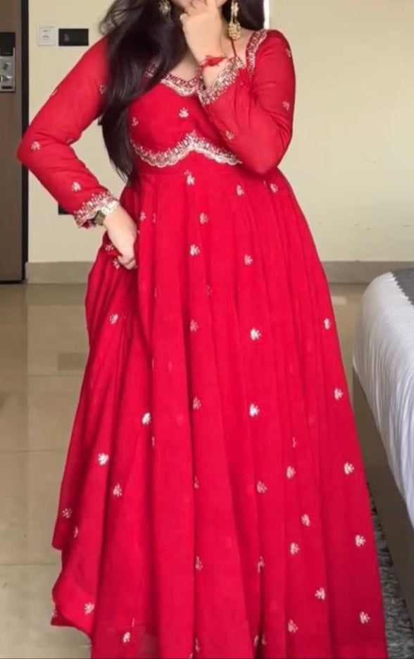 Designer Wedding Special Anarkali Suit Set