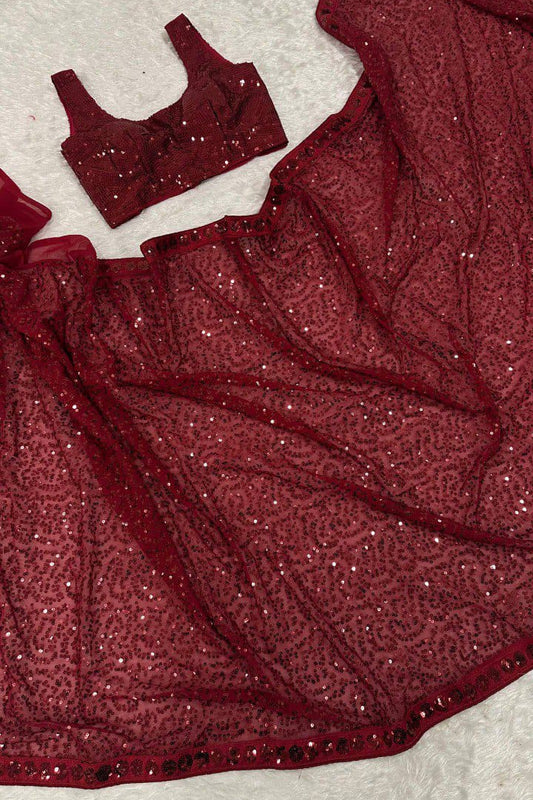 lunching New Designer Party Wear Look work Saree & Blouse