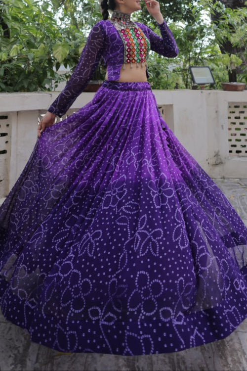 Navratri Special Bandhani Print Lehenga Choli
