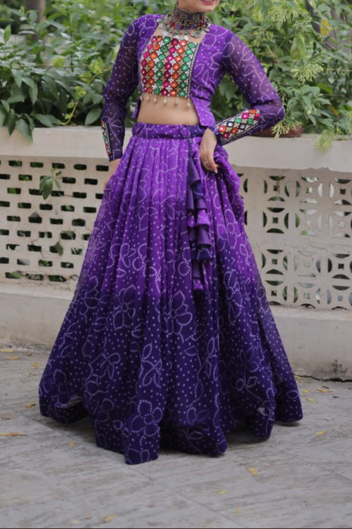 Navratri Special Bandhani Print Lehenga Choli