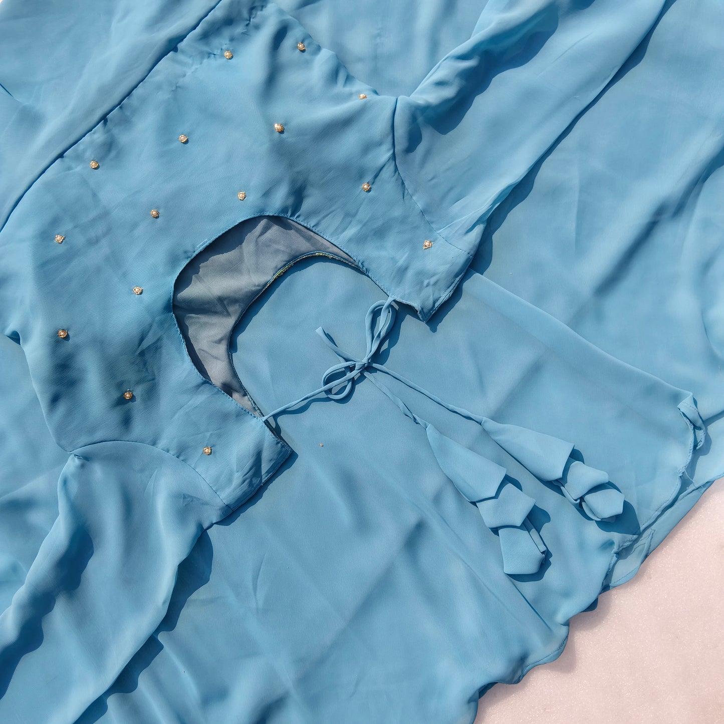 Presenting Party Wear Designer handwork Anarkali Suit Set