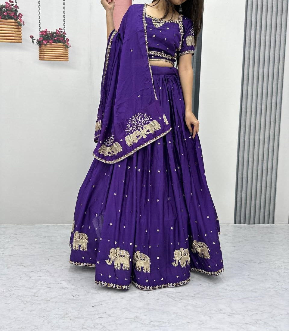 Wedding Special Fully Stitched Lehenga Choli