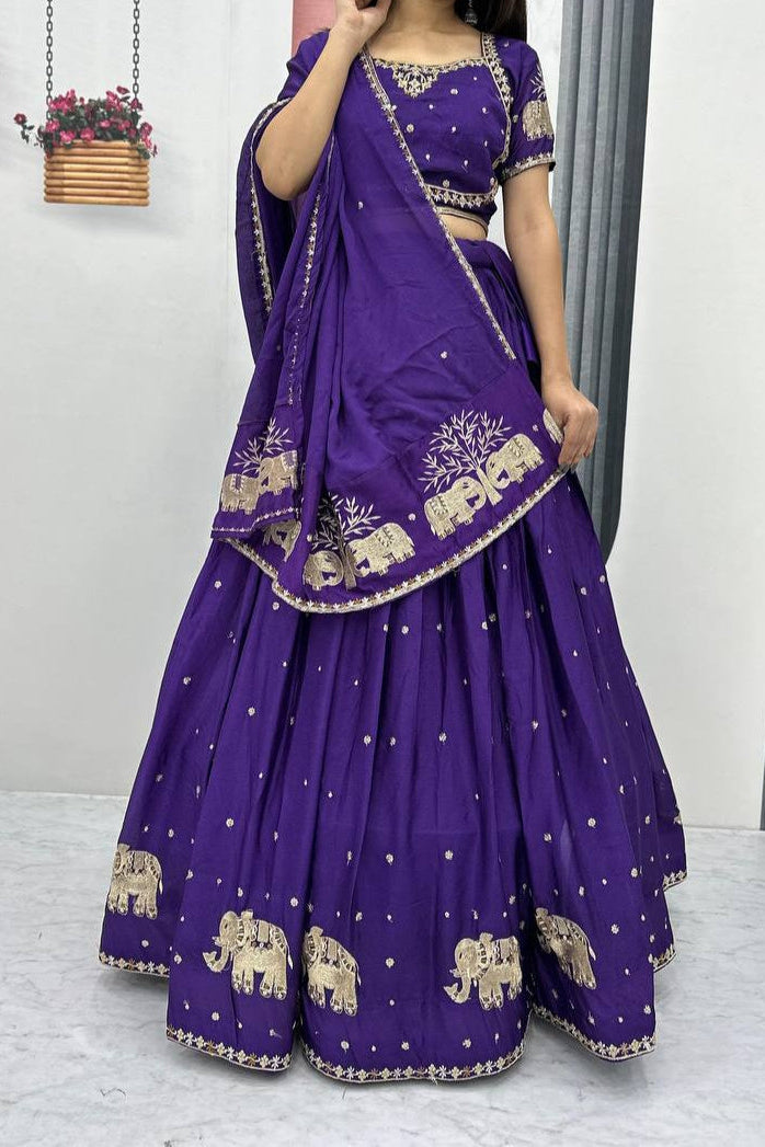 Wedding Special Fully Stitched Lehenga Choli