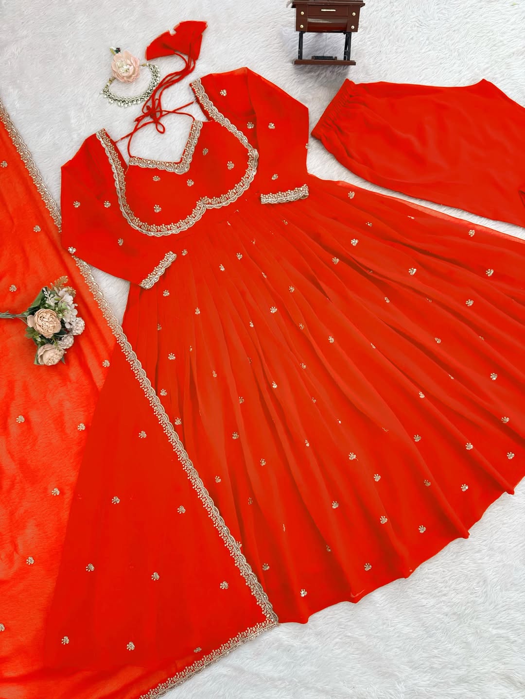 Designer Wedding Special Anarkali Suit Set