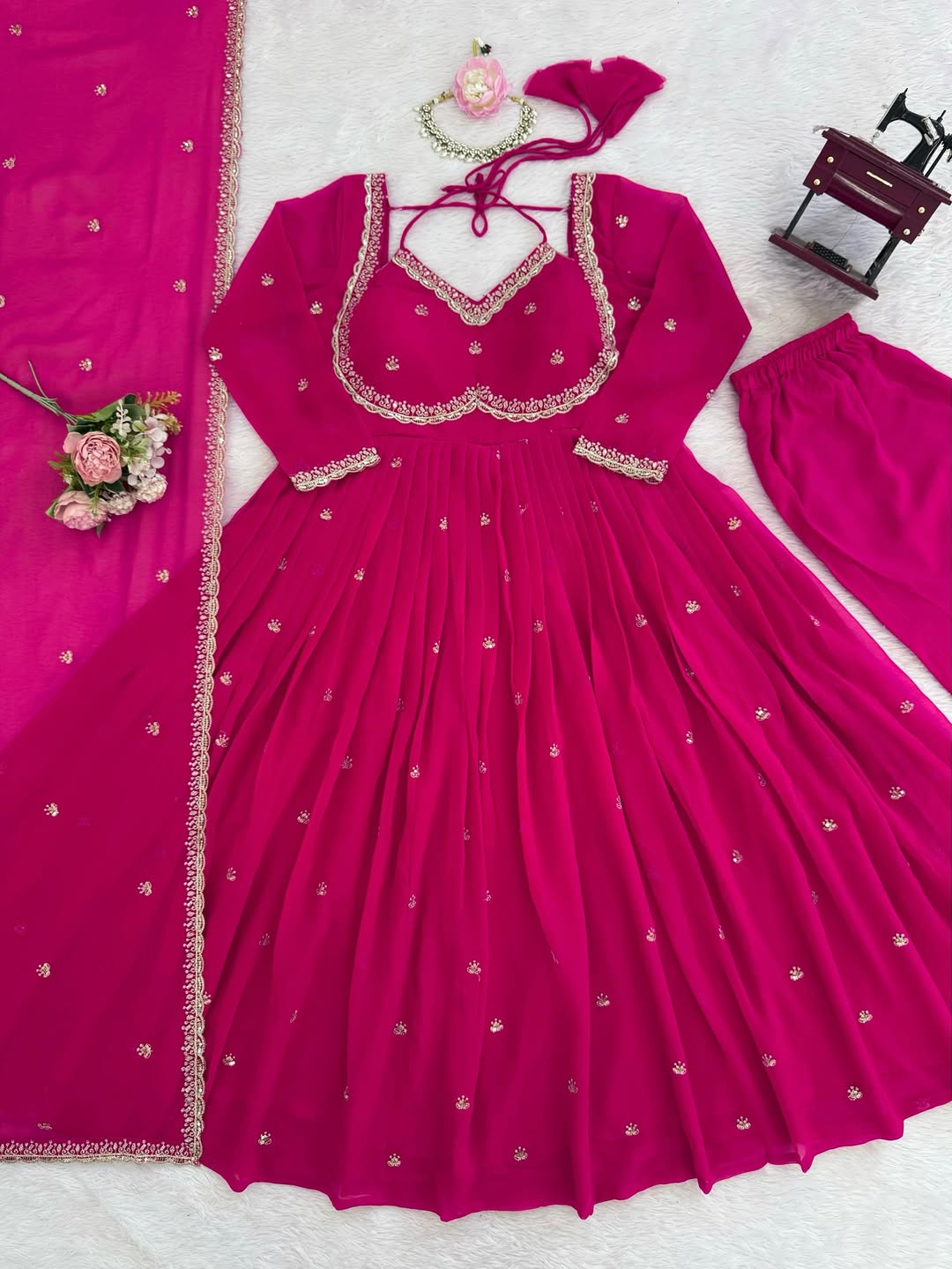Designer Wedding Special Anarkali Suit Set
