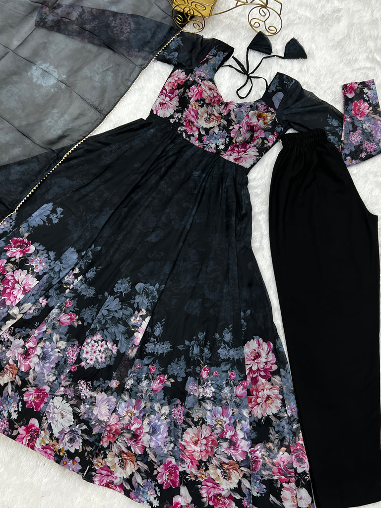 Pure Soft Georgette Anarkali Suit Set